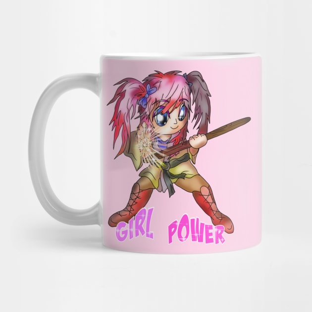 girl power elf fighter by cuisinecat